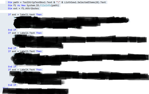 Meine Versuche - (Visual Basic, Dateityp, visual basic if)