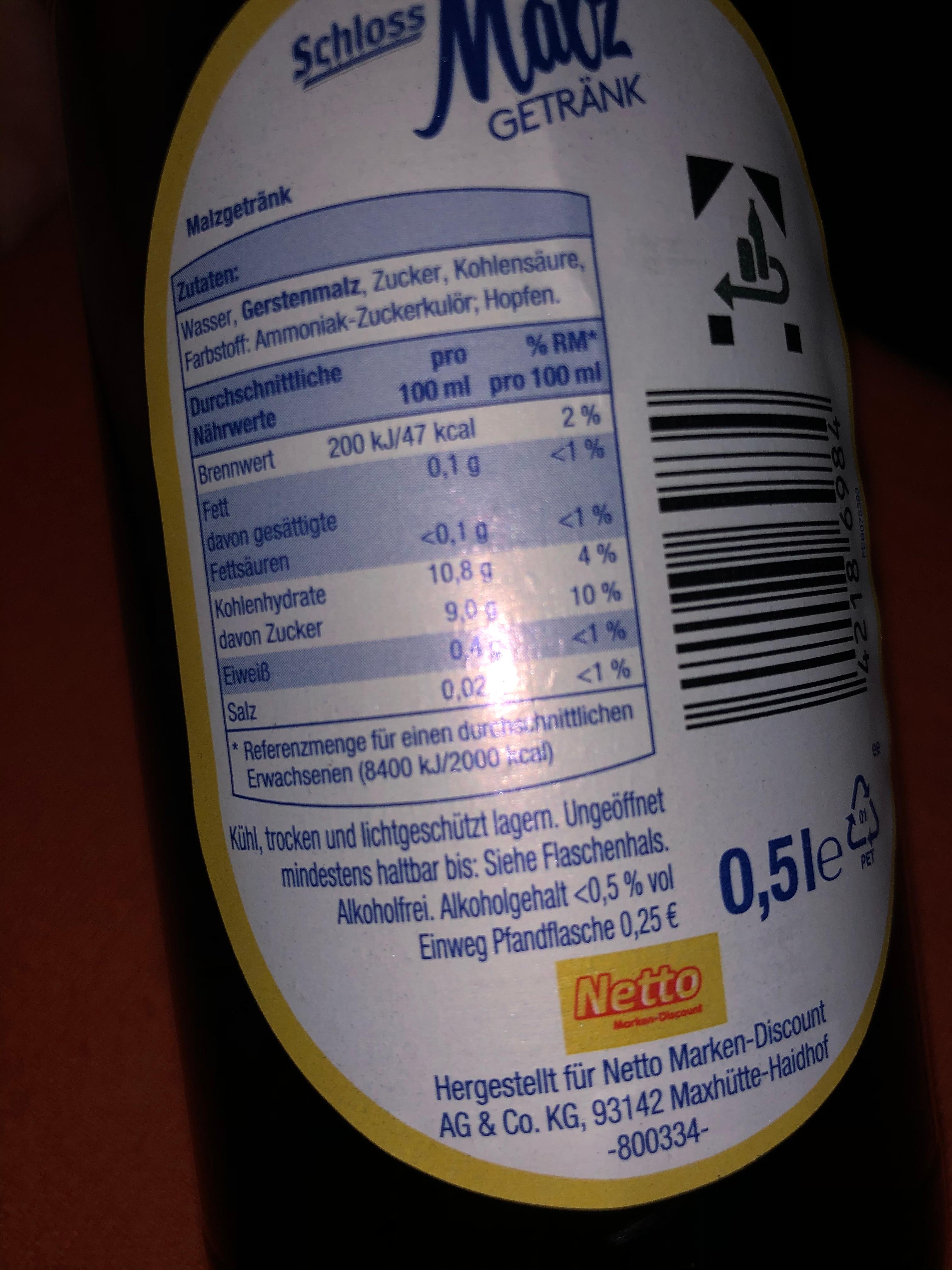 Vita Malz Alkohol Gesundheit Und Medizin Bier Malzbier
