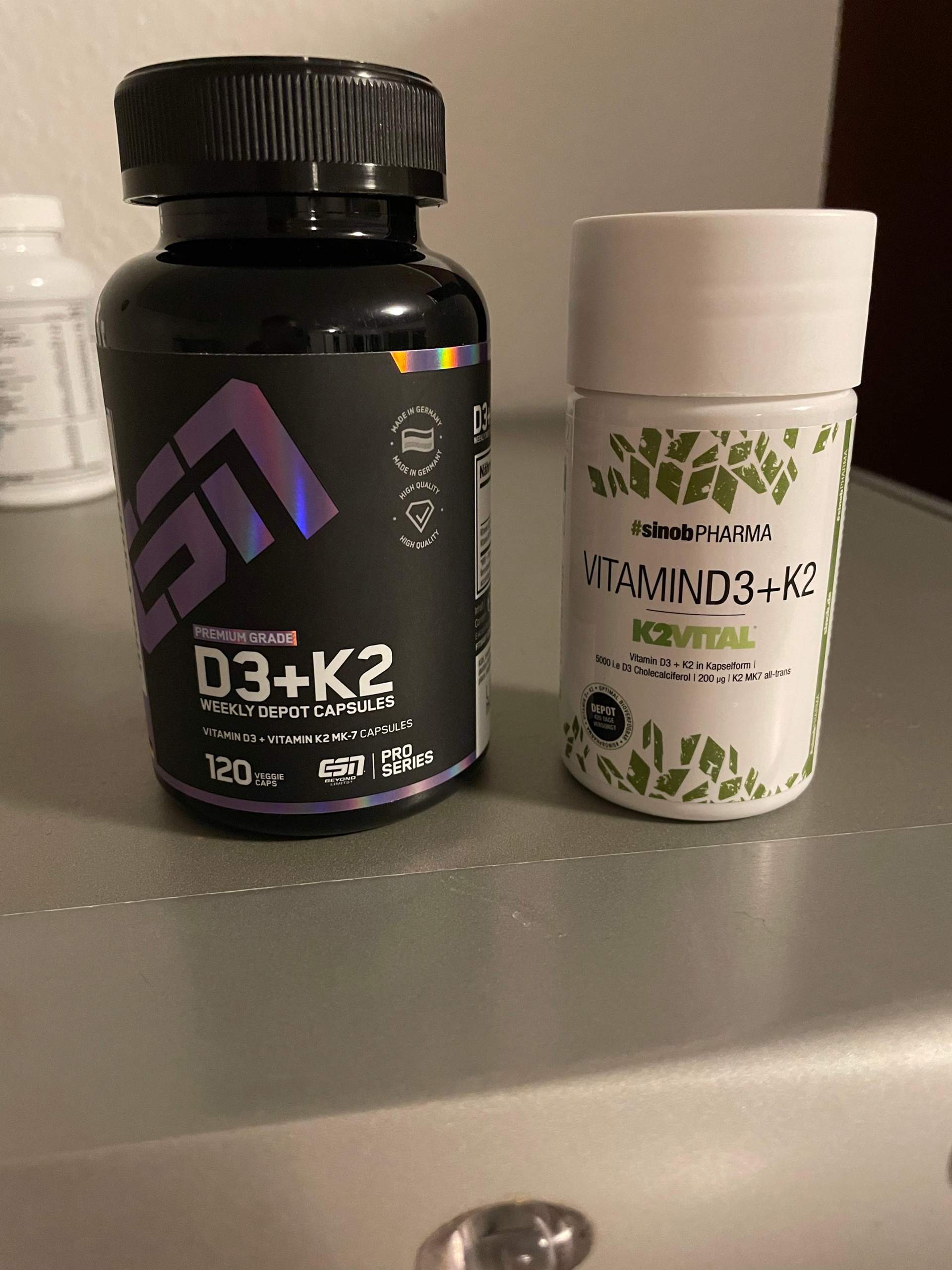 Vitamin D2 K2 Unterschied der Qualität? (Gesundheit und Medizin