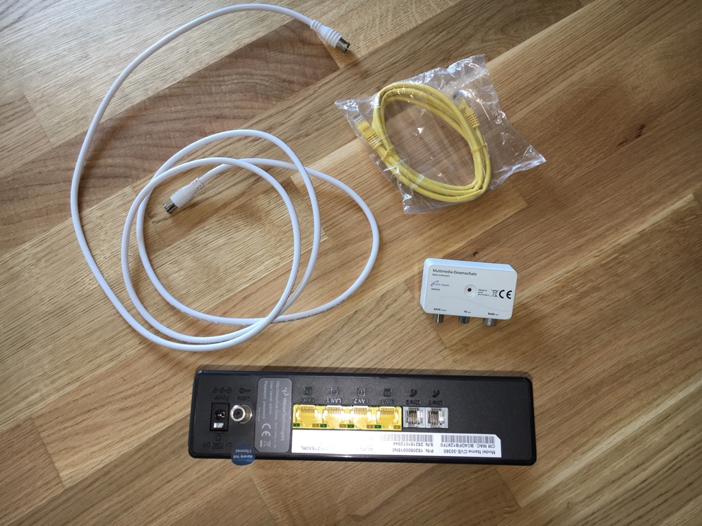 Vodafone Kabelrouter anschließen bei bestehender Telekom Verkabelung