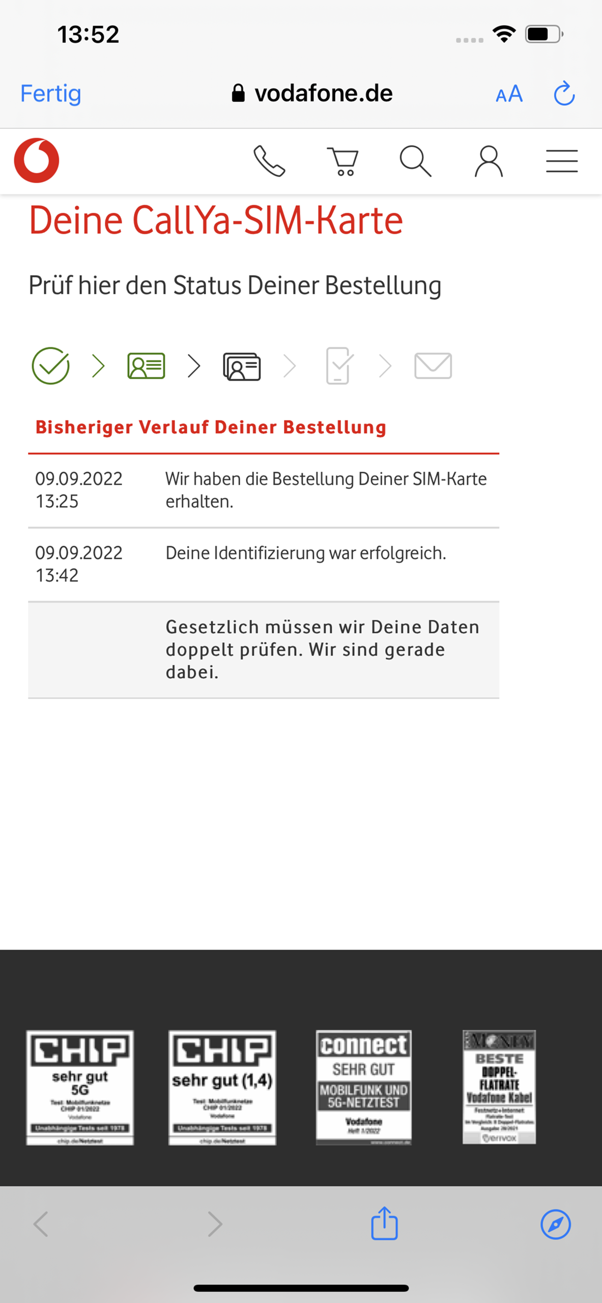 Vodafone Karte? (SIM-Karte) Vodafone Karte? (SIM-Karte)