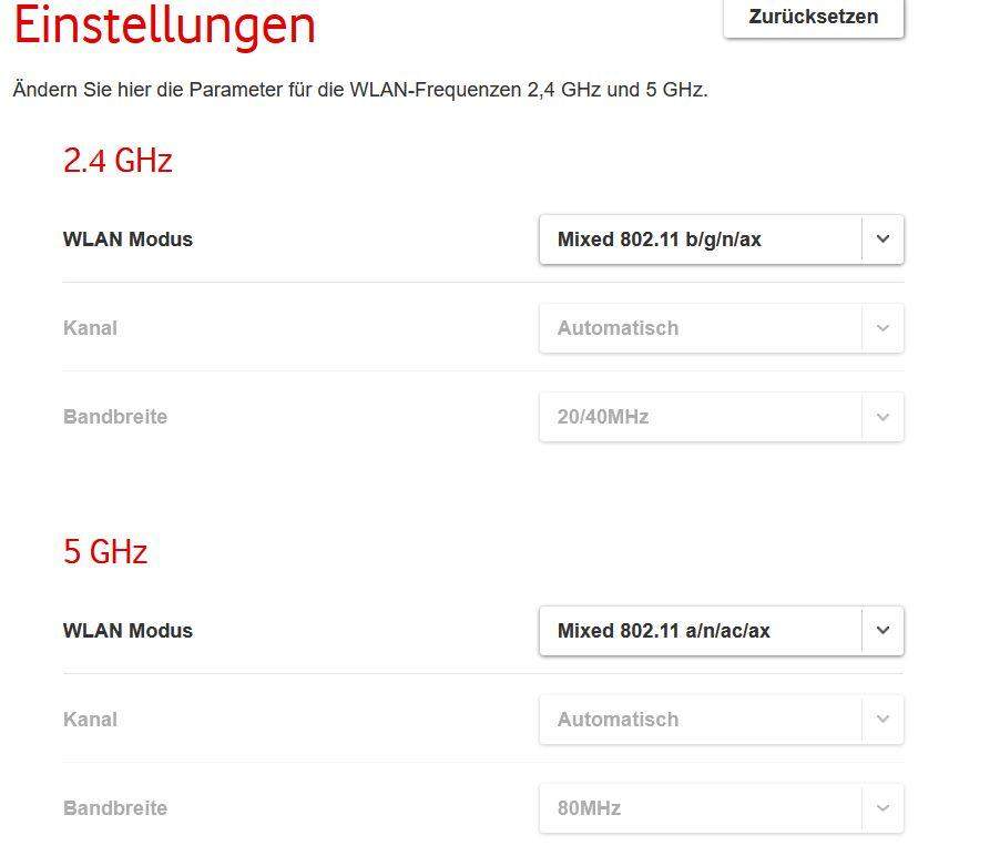 Vodafone Station, Kanal ändern? WLAN, Router)