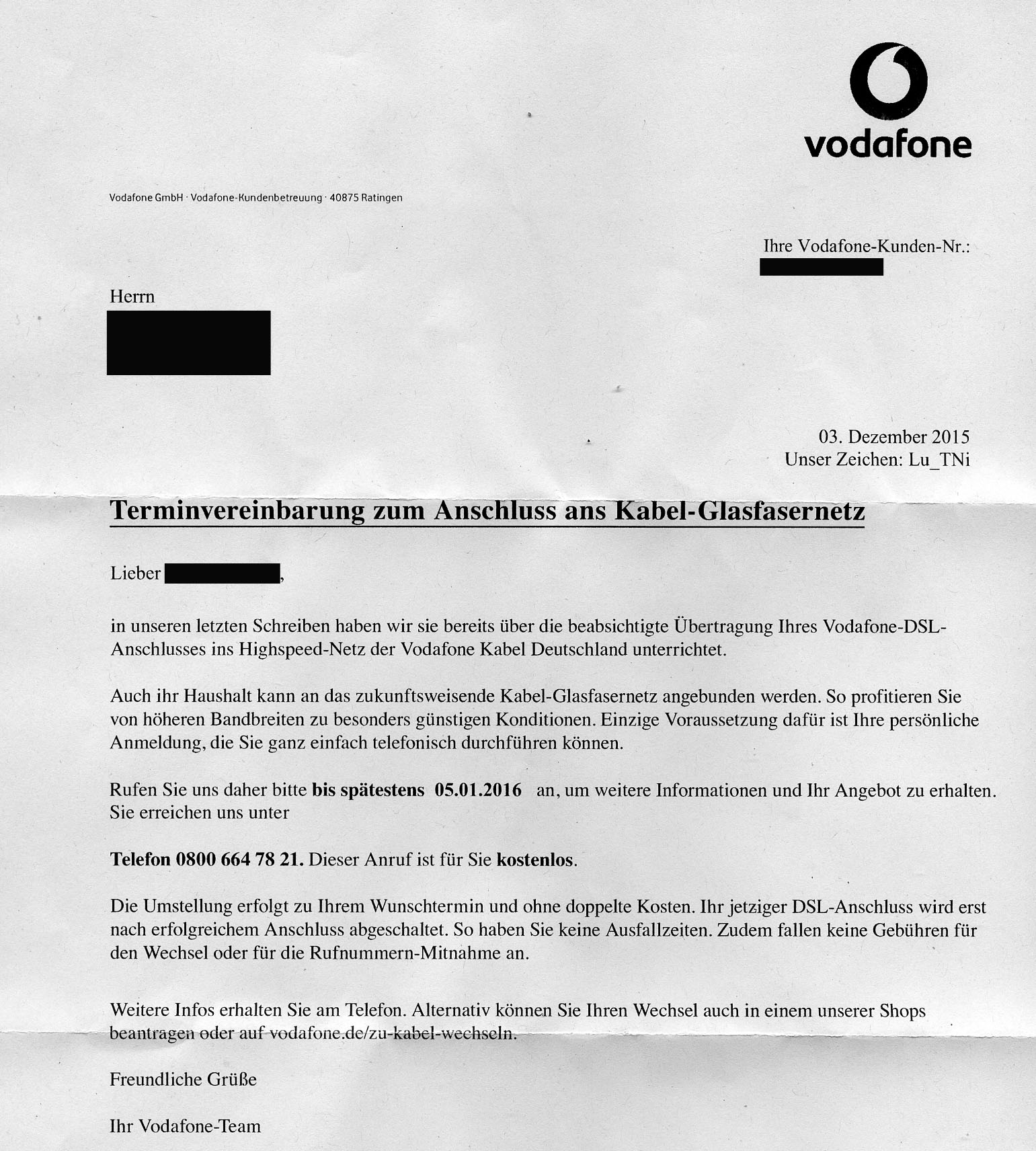 Vodafone Zwangsumstellung Ist Das Pflicht Provider