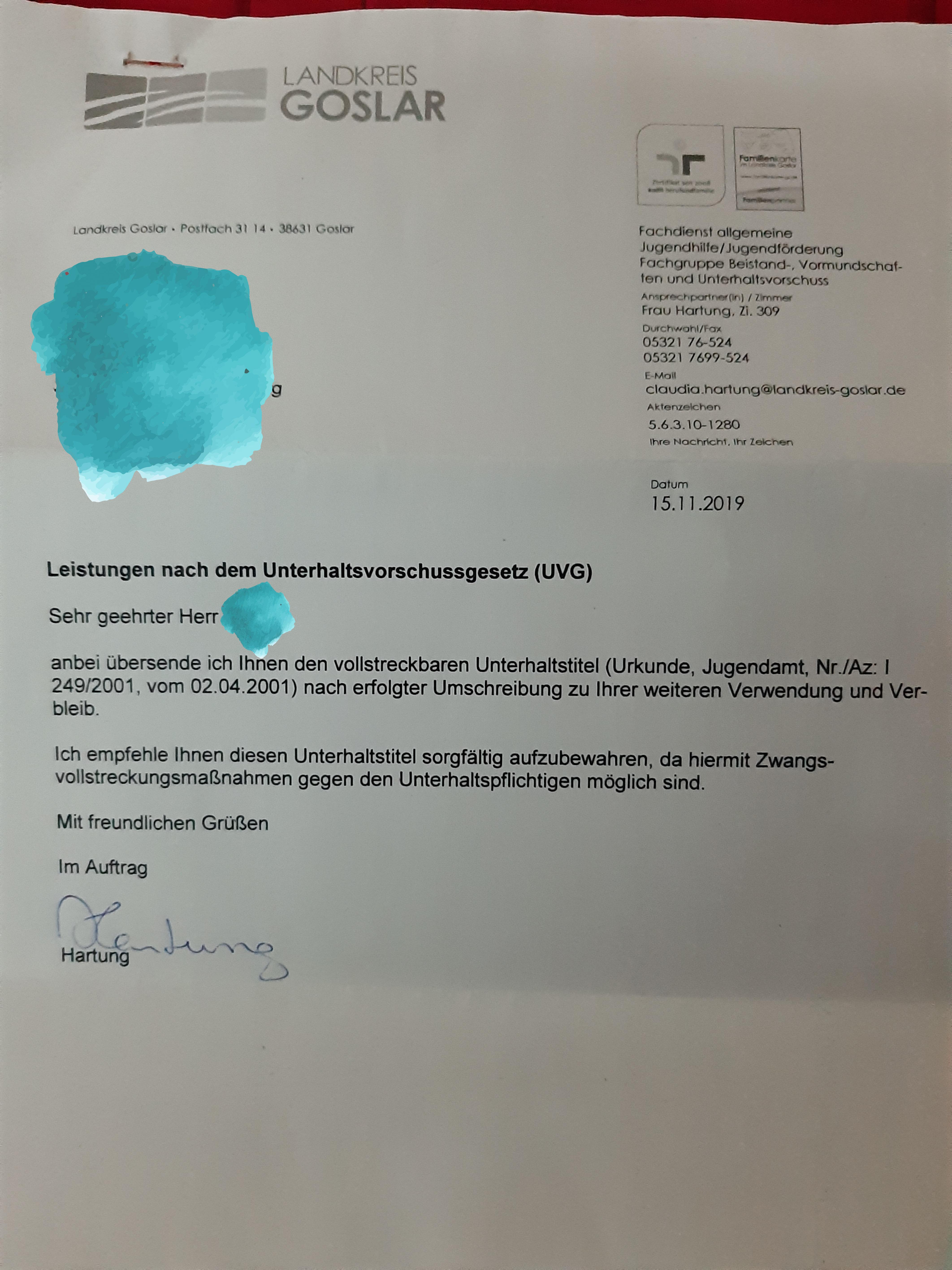 Unterhaltstitel Was Ist Das