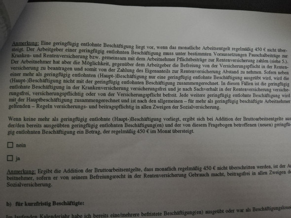 Vollzeit 450 Checkliste Kann Mir Das Jemand Erklaren Arbeit