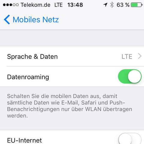 Volte Bei Telekom Mit Dem Iphone 5s Geht Nicht Warum Technik Handy Apple