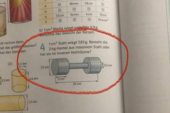 Formel Zur Volumenberechnung Eines Zylinders