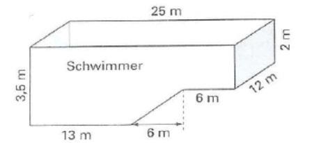 Schwimmbad - (Mathematik, Geometrie, Volumen)