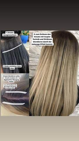 Zu blond färben braun Blonde Haare