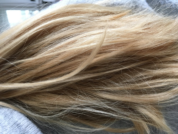 Von Gefarbtem Blond Zu Hellbraun Haare Braun Tonen