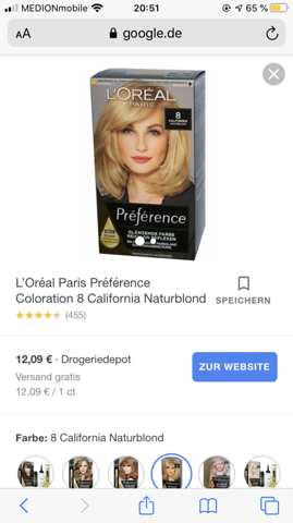 von mittelblond auf platinblond farben