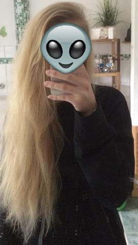 Hier, meine jetzigen Haare - (Ombre, Balayage, Platinblond)