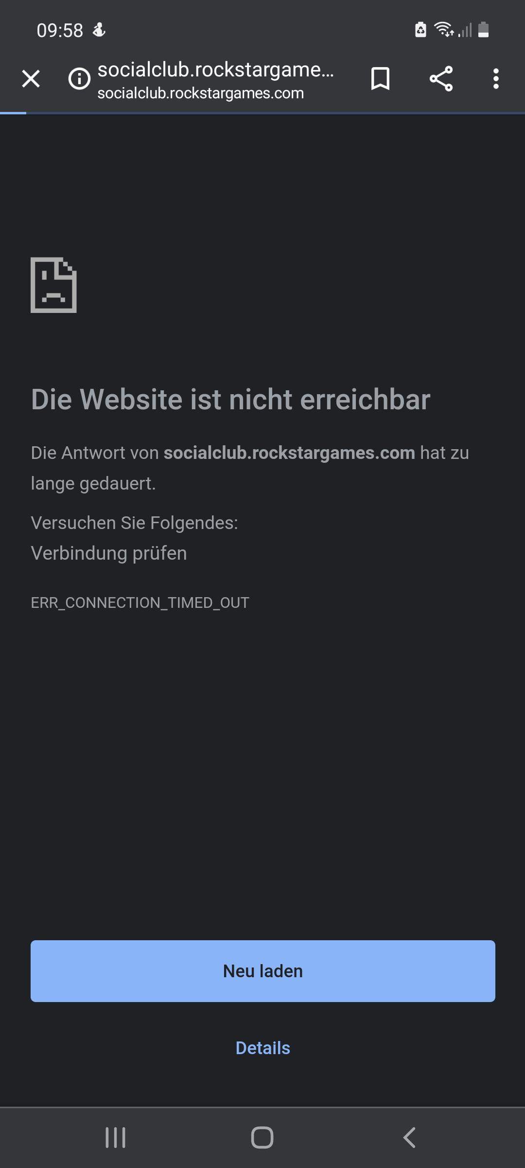 Von Seite Gesperrt? (Internet, Smartphone, Webseite)
