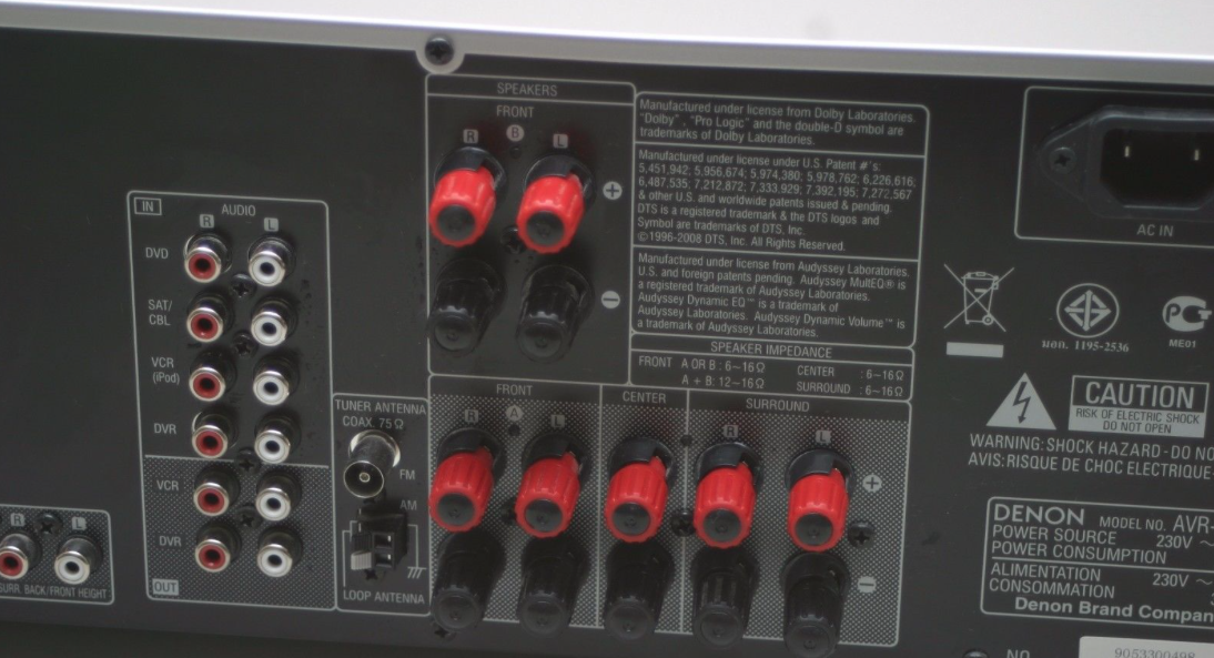 Vordere Lautsprecher an \