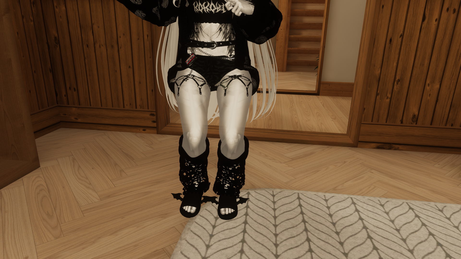Vrchat Avatar Crossing legs fix? (Blender, Unity, Rig)