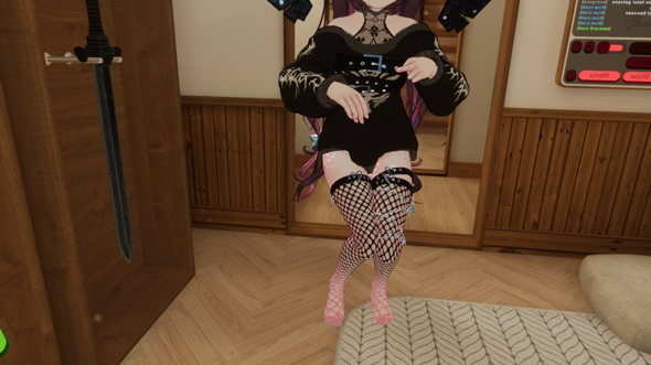 Vrchat Avatar Crossing legs fix? (Blender, Unity, Rig)
