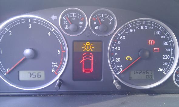 Vw Fehlermeldung Gelbe Lampe Auto Kfz Golf