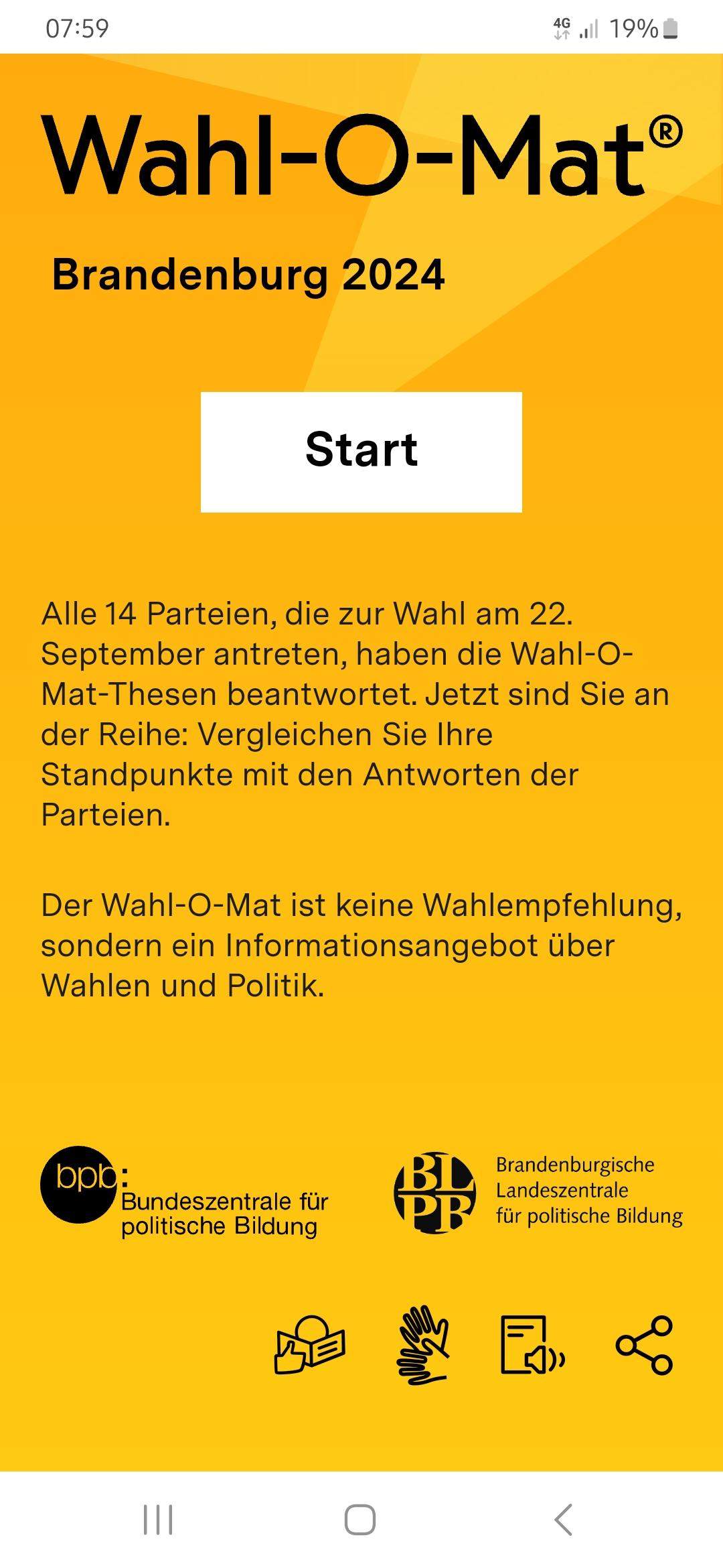 WahlOMat Brandenburg. Eure Ergebnisse? (Politik, Wahlen, Partei)