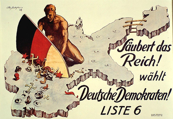 Reichstagswahl 1928 - (Weimarer Republik, Wahlplakat, Wahlplakat interpretation)