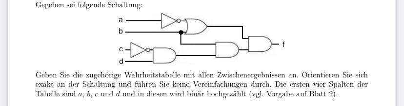 Wahrheitstabelle? Informatik)