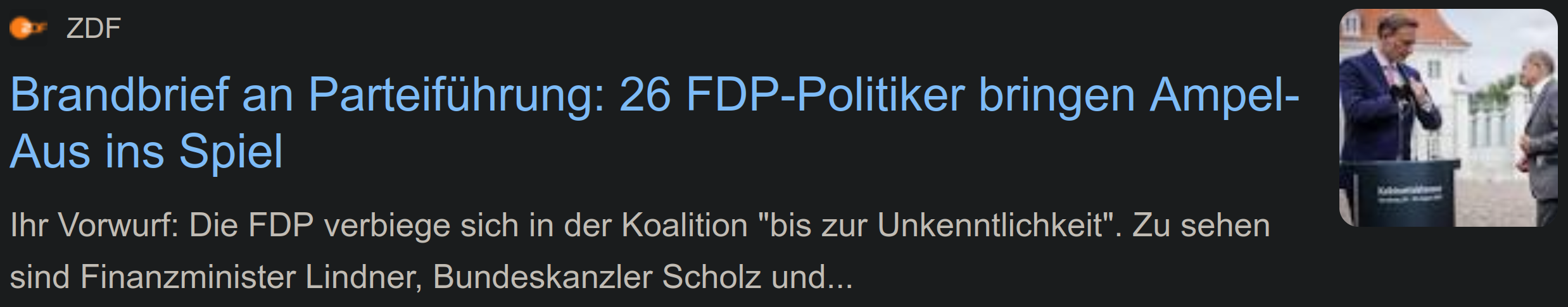 Wahrscheinlichkeit Für Eine Ampel Aus Ist Enorm Gestiegen. Was Meint ...