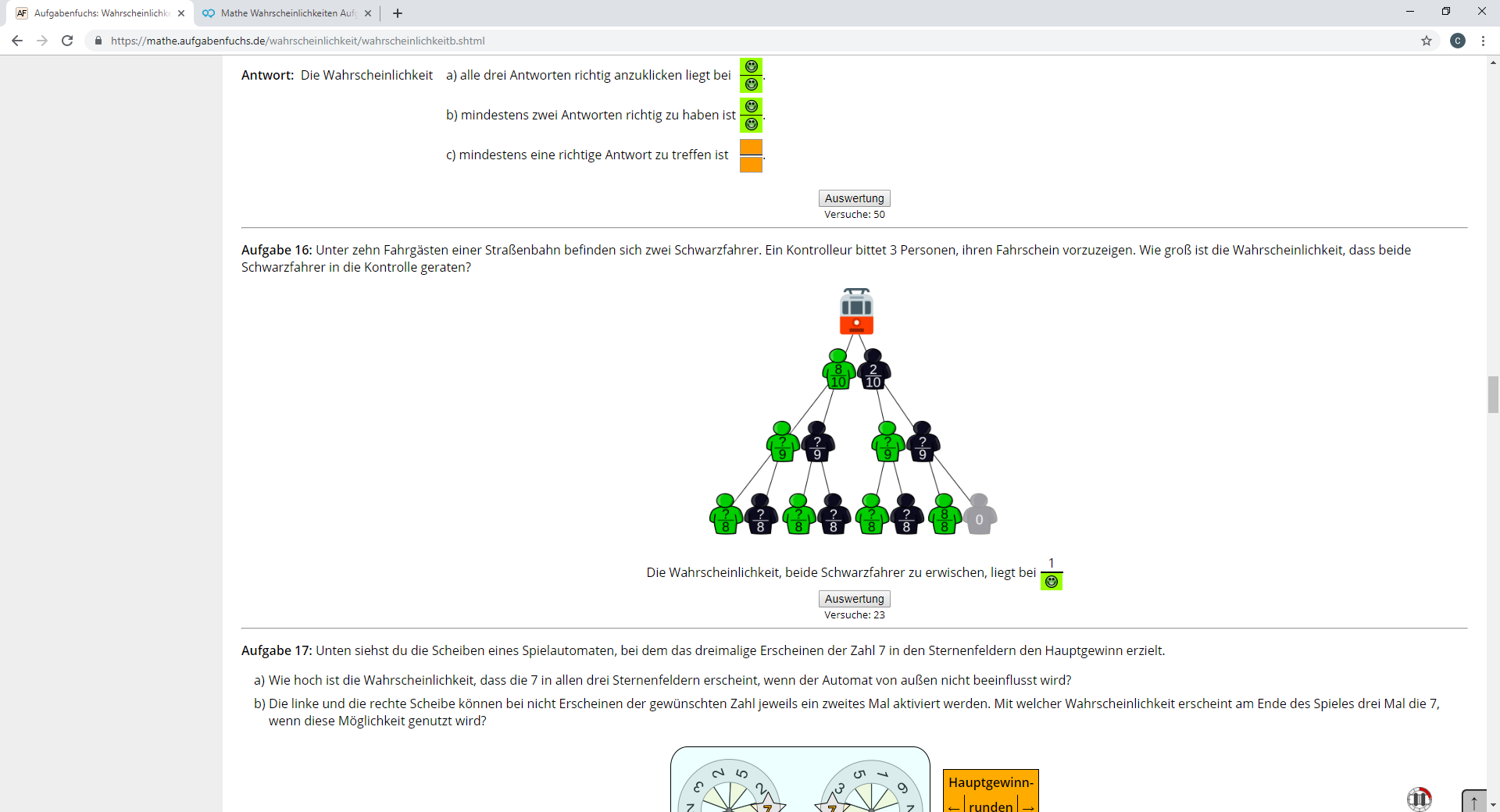 Wahrscheinlichkeiten Mathe Frage? (Wahrscheinlichkeit)