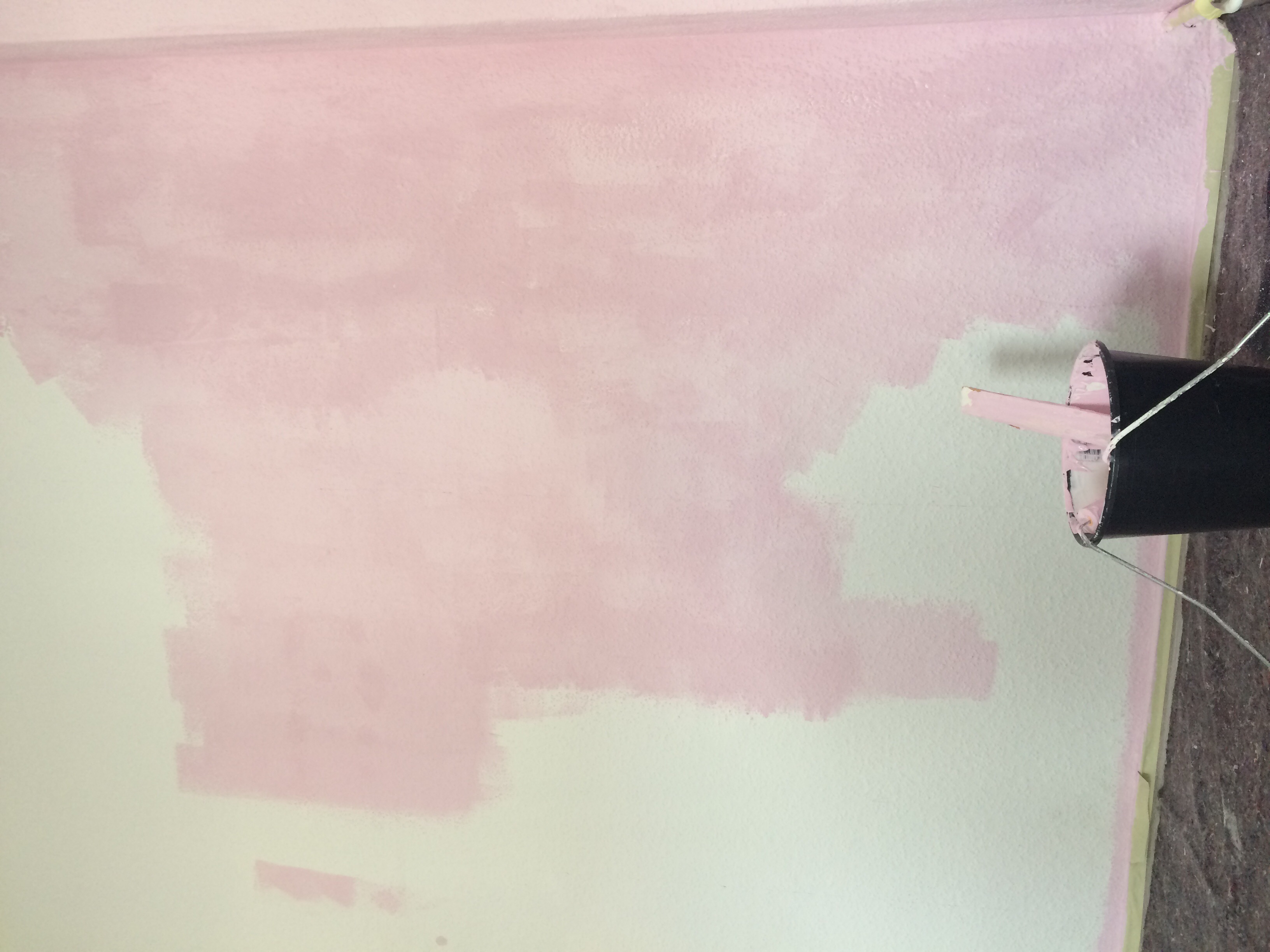 Wand jetzt schon extrem fleckig, WAS TUN? LAMMFELLROLLE?