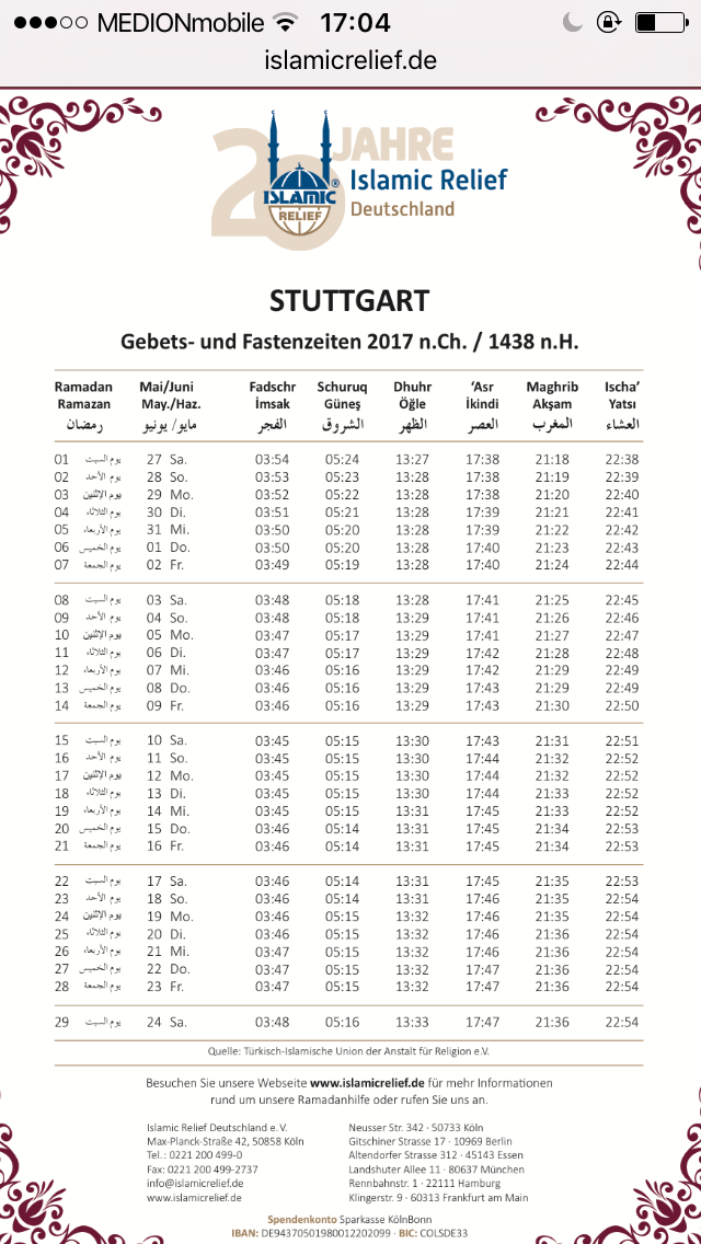 Wann darf ich wieder essen? (Islam, fasten, Ramadan)