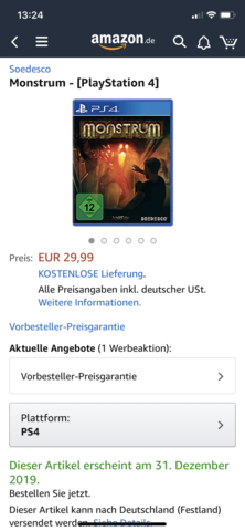 Wann Kommt Denn Jetzt Monstrum Auf Der Ps4 Raus Computer Pc