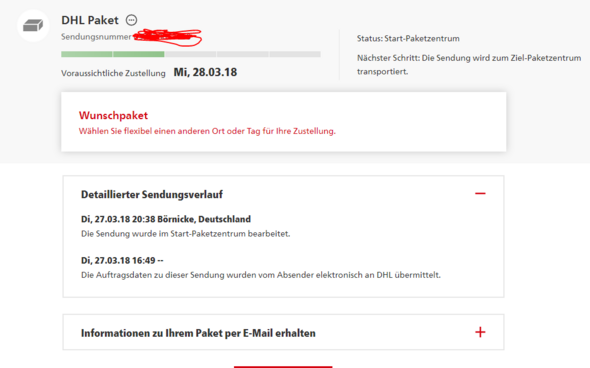 Wann Kommt Meine Bestellung Komisch Paket Lieferung
