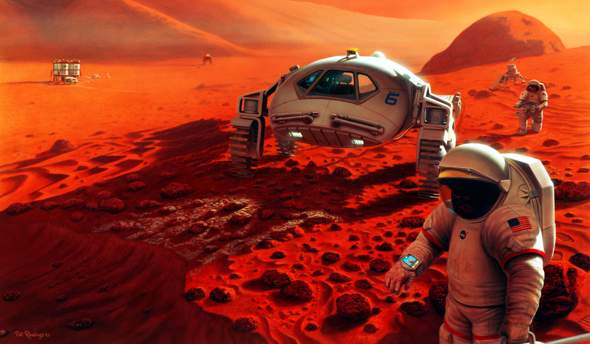 Wann werden die ersten Menschen zum Mars Fliegen?