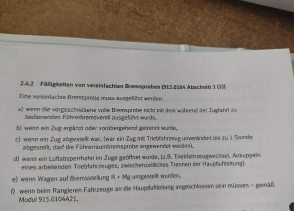 Wann Ist Eine Bremsprobe Unerlässlich