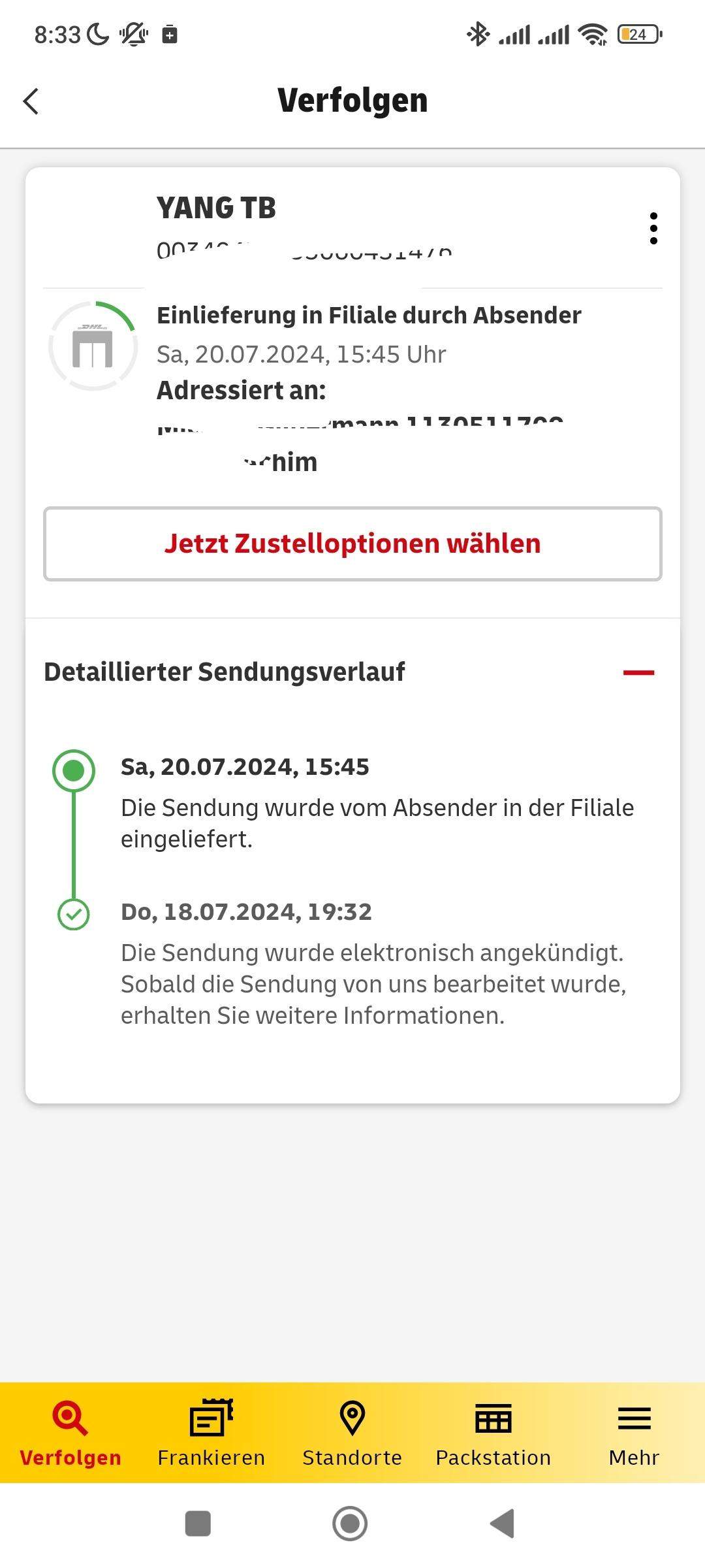 Wann wird sich was ändern? (Versand, Bestellung, DHL)