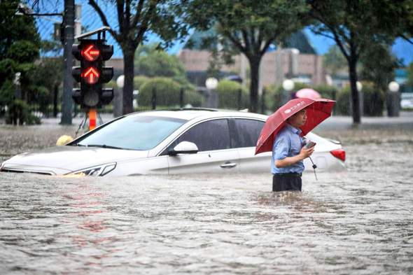 War die Flut bei uns von voriger Woche schlimmer wie die von Heute in China?