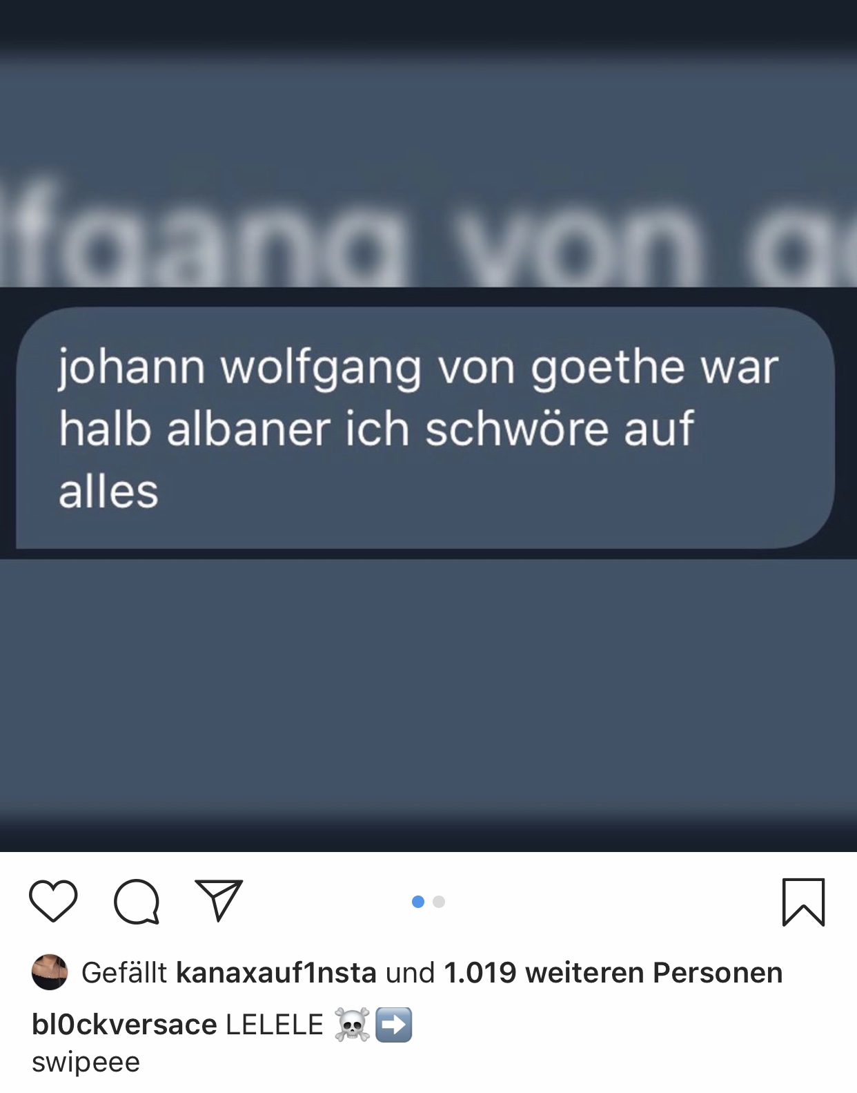 War Gothe Halb Albaner Deutsch Literatur Goethe