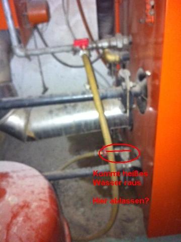 Warmwasser ablassen bei Zentralheizung für ...