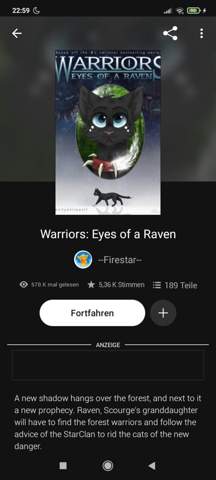 Warriors Eyes of a Raven?