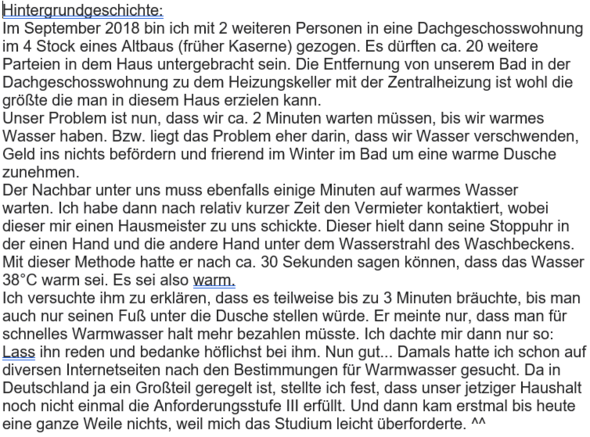 Warten Auf Warmwasser Wasser Miete Heizung