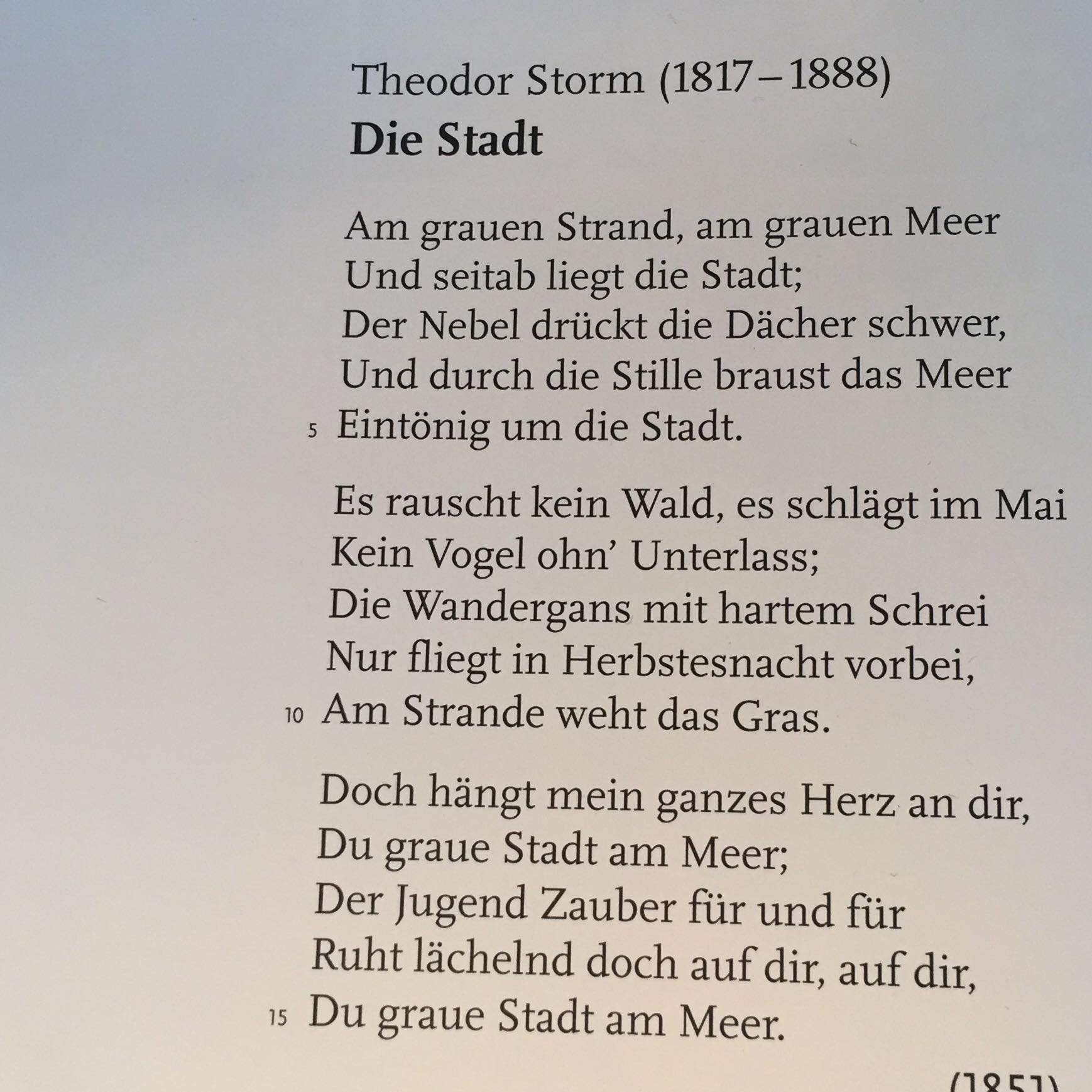 Warum beginnt die dritte strophe mit dem wort „doch“? (Schule, Deutsch ...