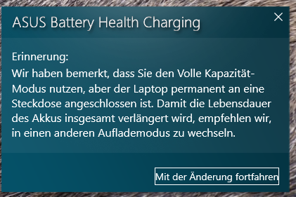 is asus battery health charging worth it