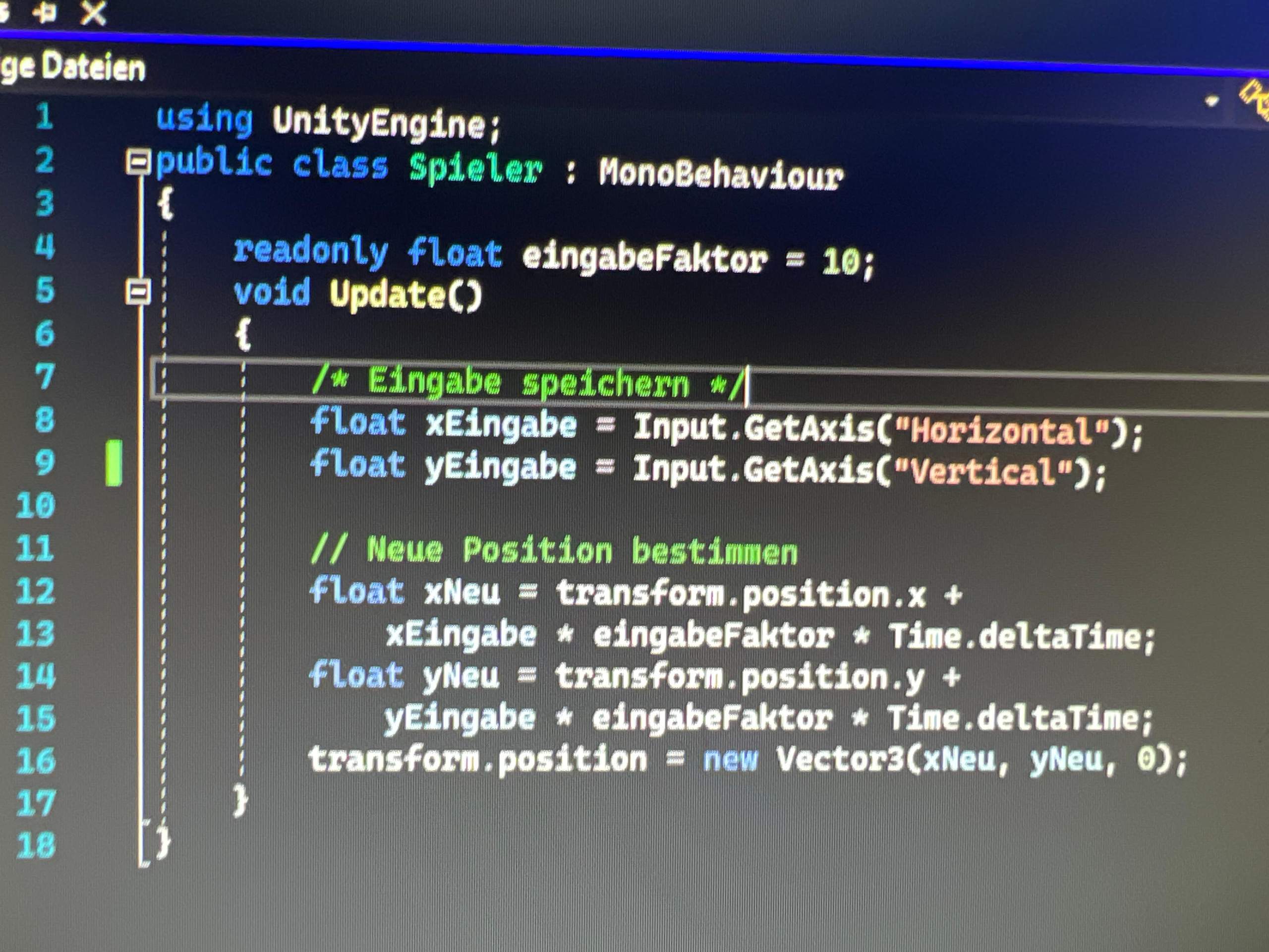Warum Unity Warum bewegt sich in Unity mein Charakter nicht? (App ...