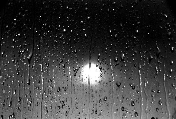 Warum Bleiben Regentropfen Stehen Wasser Fenster Regen