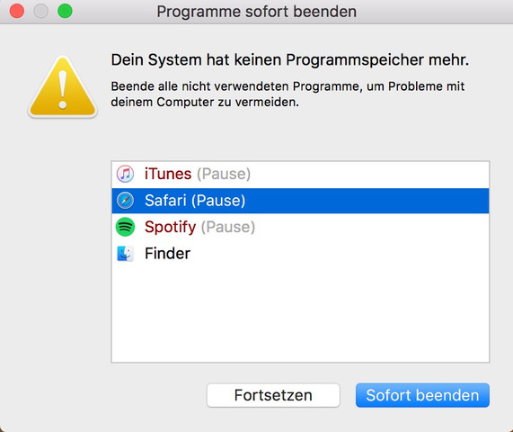 Fehlermeldung - (Computer, PC, Mac)