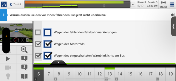 Warum darf ich nicht am Bus vorbeifahren? (Auto, Polizei, Führerschein)
