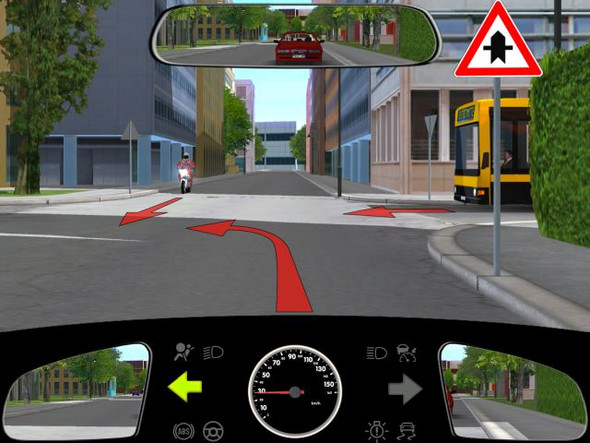 Traktor auf der Straße