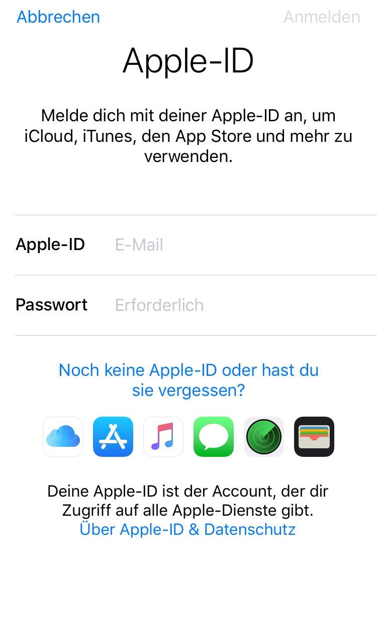 Warum funktioniert die Apple ID Anmeldung nicht? (iPhone, iOS 11)