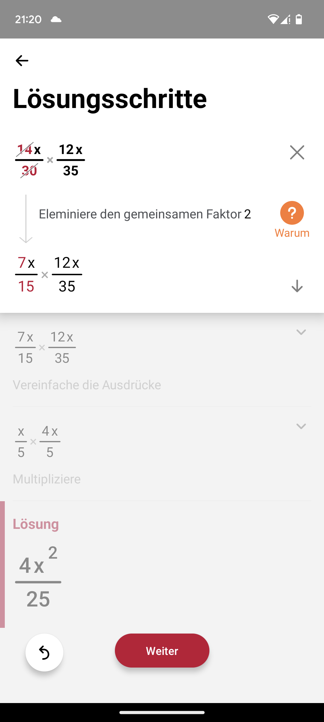 Warum funktioniert mein Rechenweg nicht? (Mathematik, rechnen, Gleichungen)