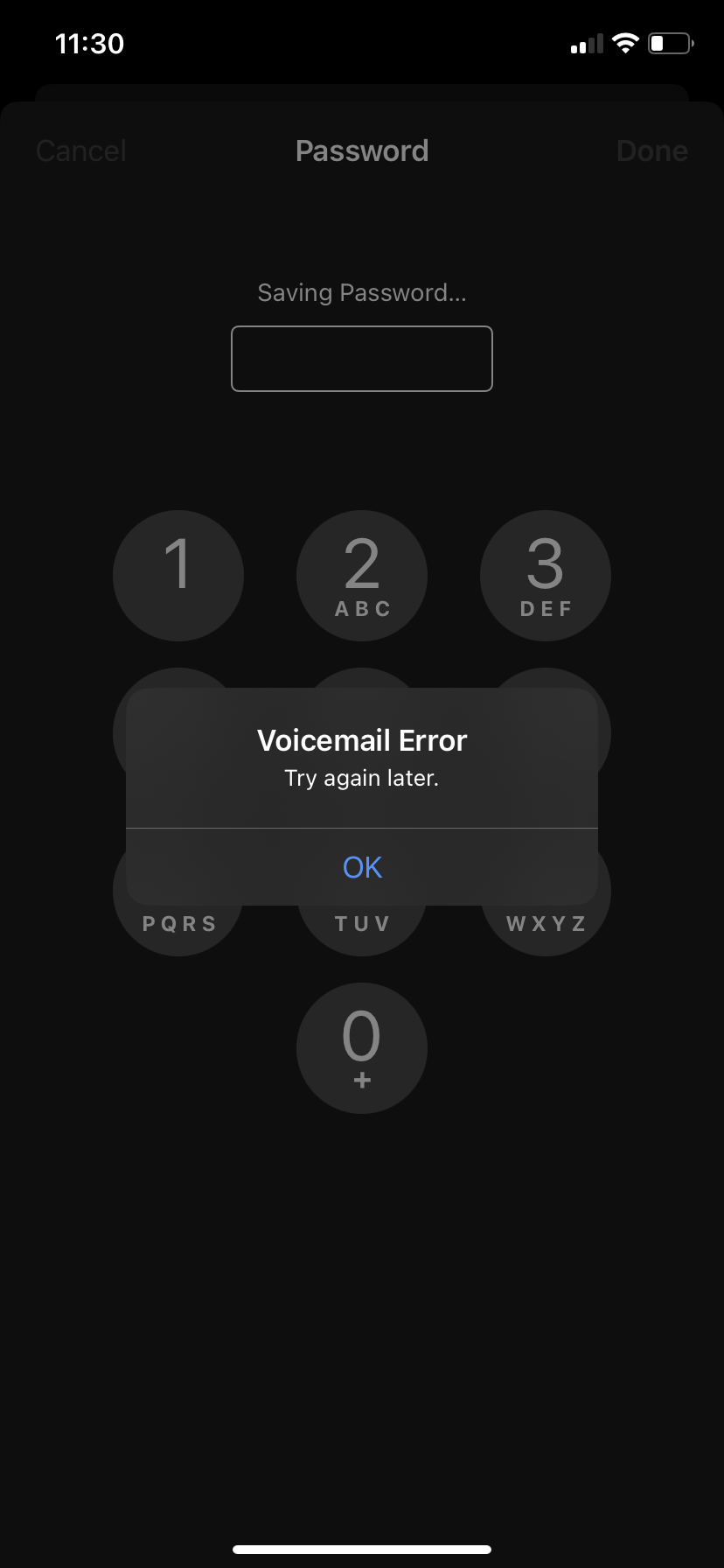 Warum funktioniert meine voice mailbox nicht? (Apple, iPhone, SIMKarte)
