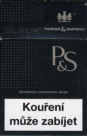 Parker and Simpson Verpackung aus der Tschechei - (Rauchen, Zigaretten, Marke)