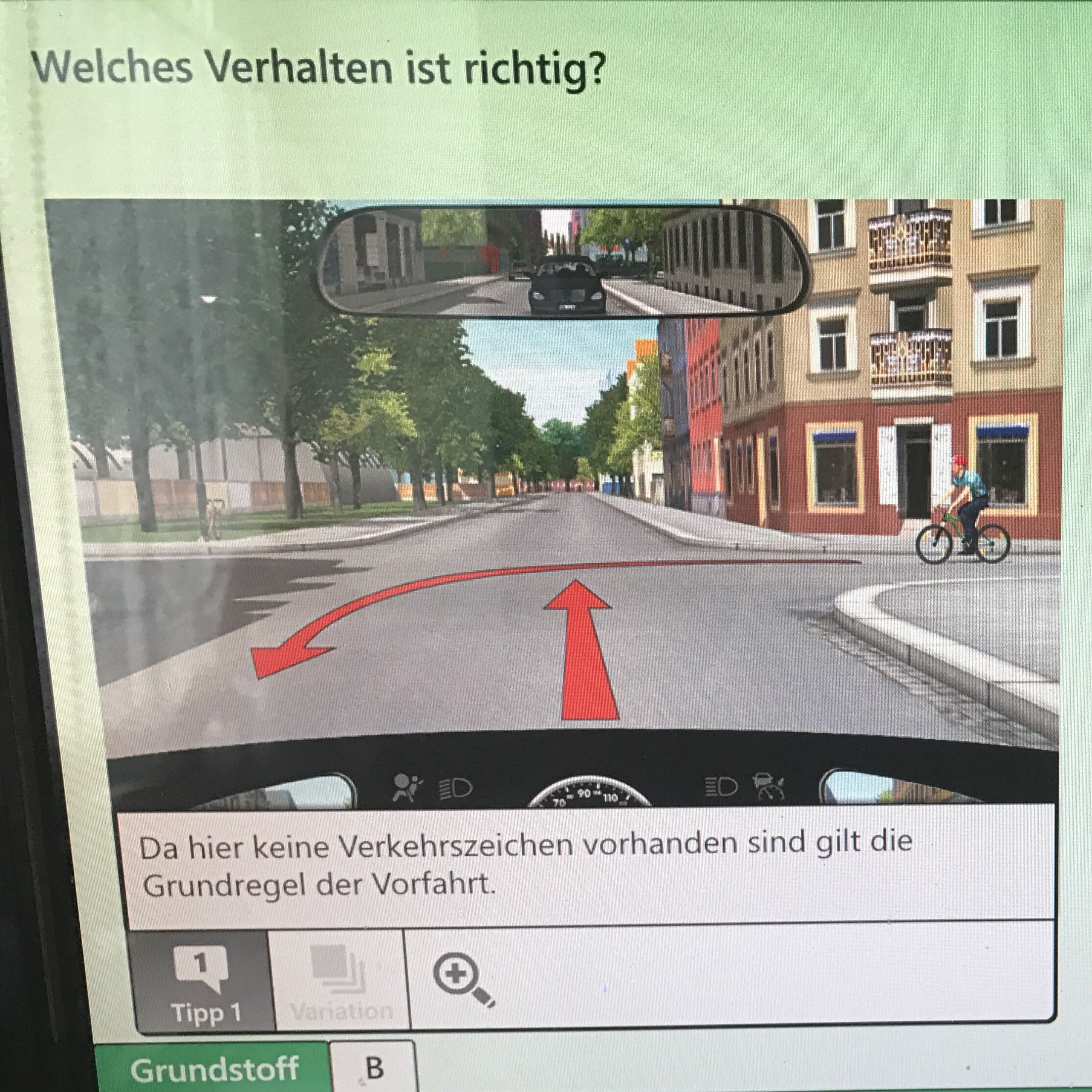 Warum ist die Antwort falsch? Fahrschule? (Theorieprüfung)